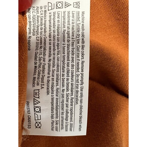 Champion Mens C Logo Classic T-Shirt~Size Medium~Burnt Orange Graphic Tee L9 06 - Picture 9 of 9